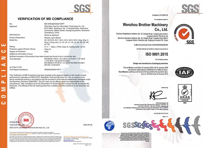 Certificate of S